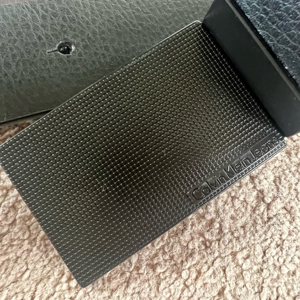 Men’s Calvin Klein Matte Black belt